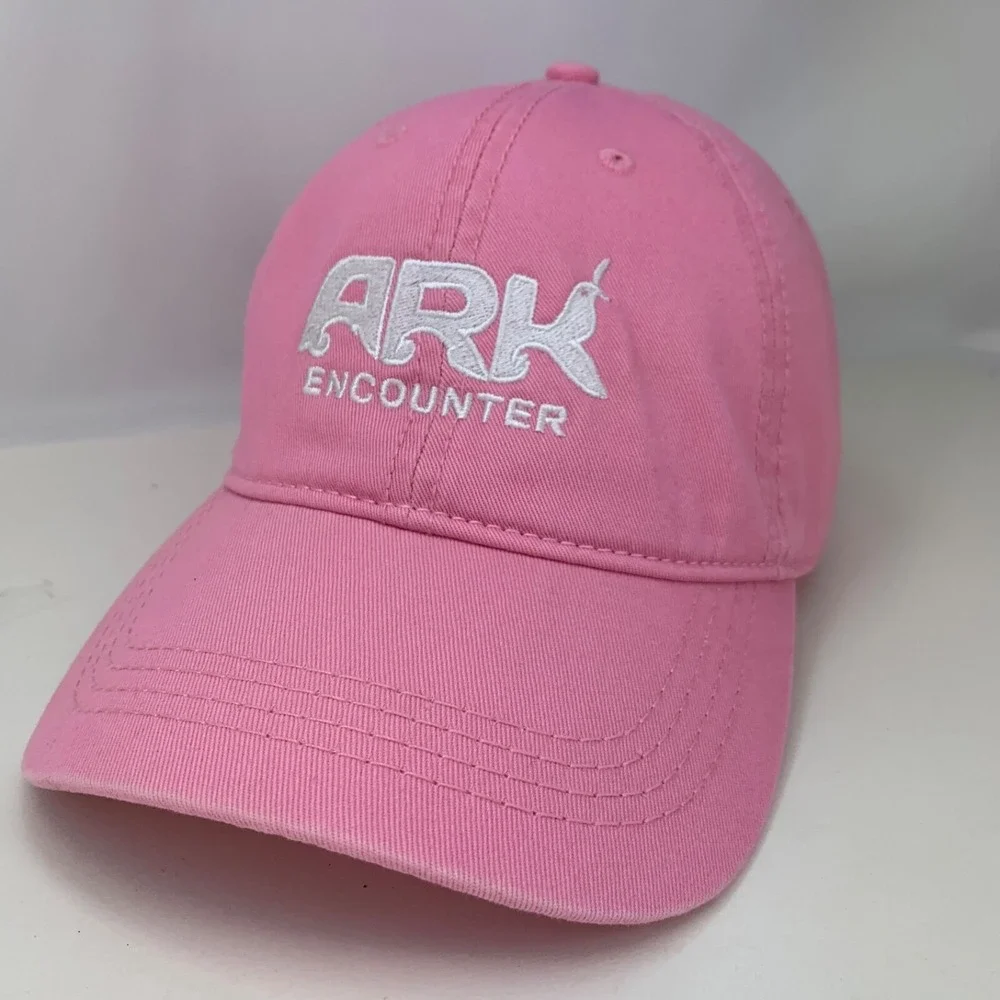 Ark Encounter Pink Hat Adjustable Strapback Baseball Cap Williamstown, Kentucky